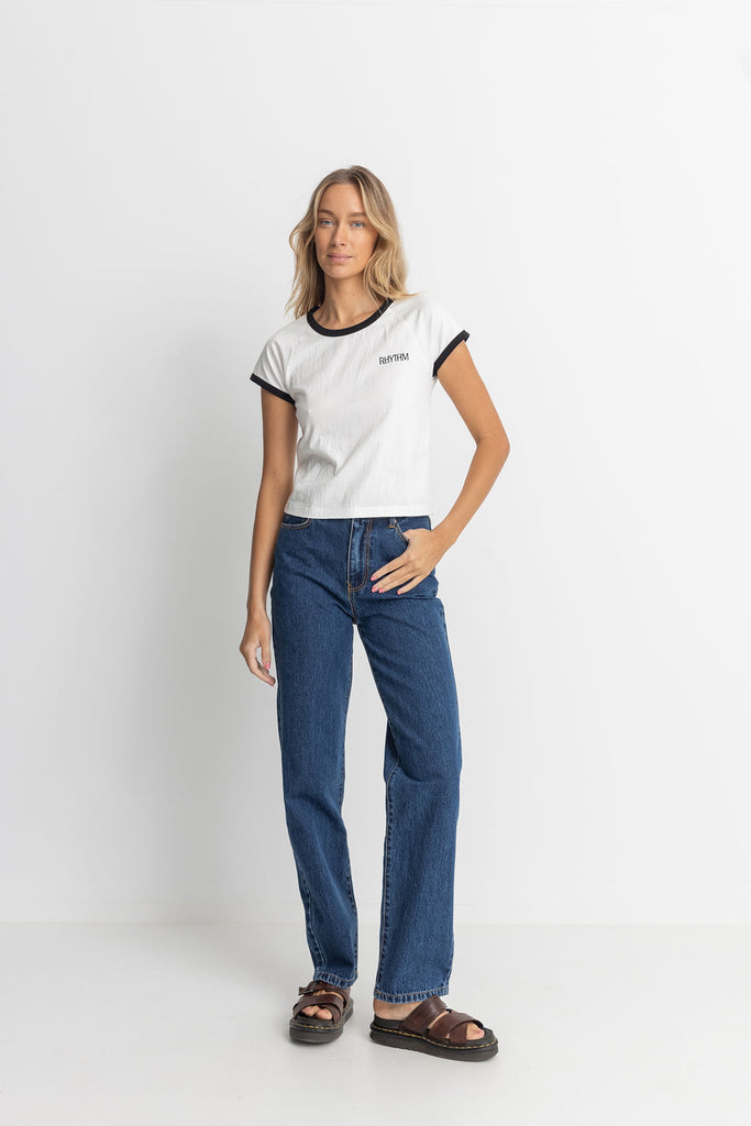 Rhythm Dark Wash Dakota Straight Leg Jean