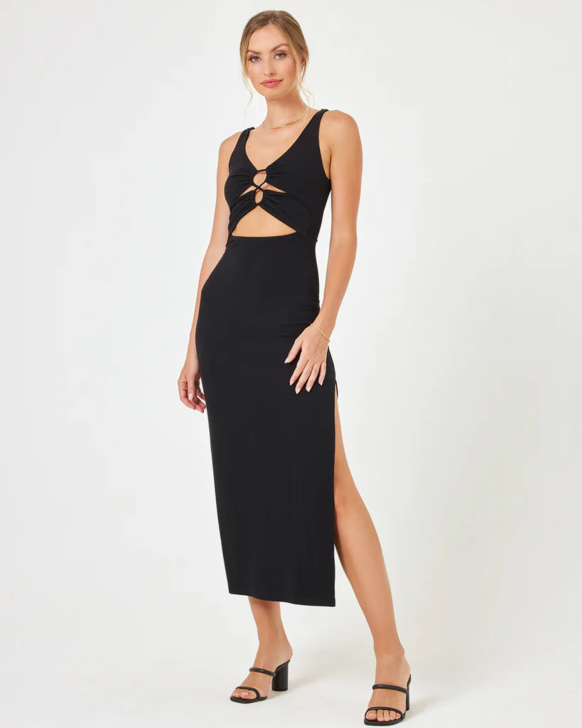 LSPACE Black Camille Dress