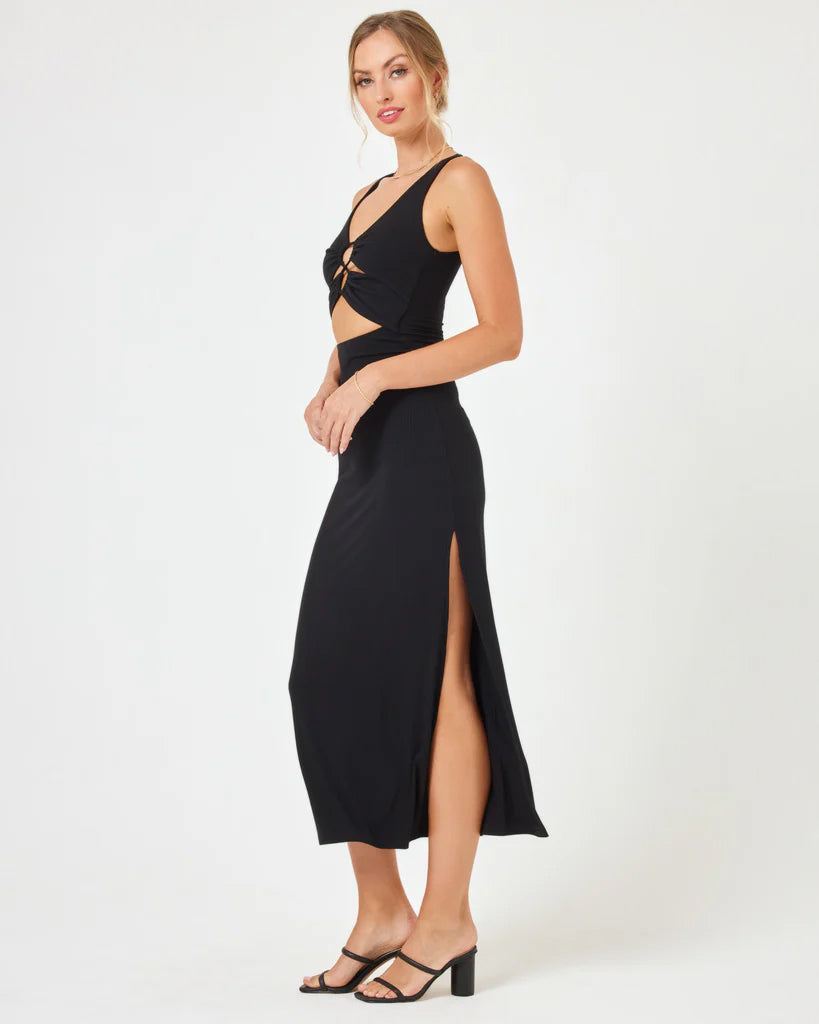 LSPACE Black Camille Dress