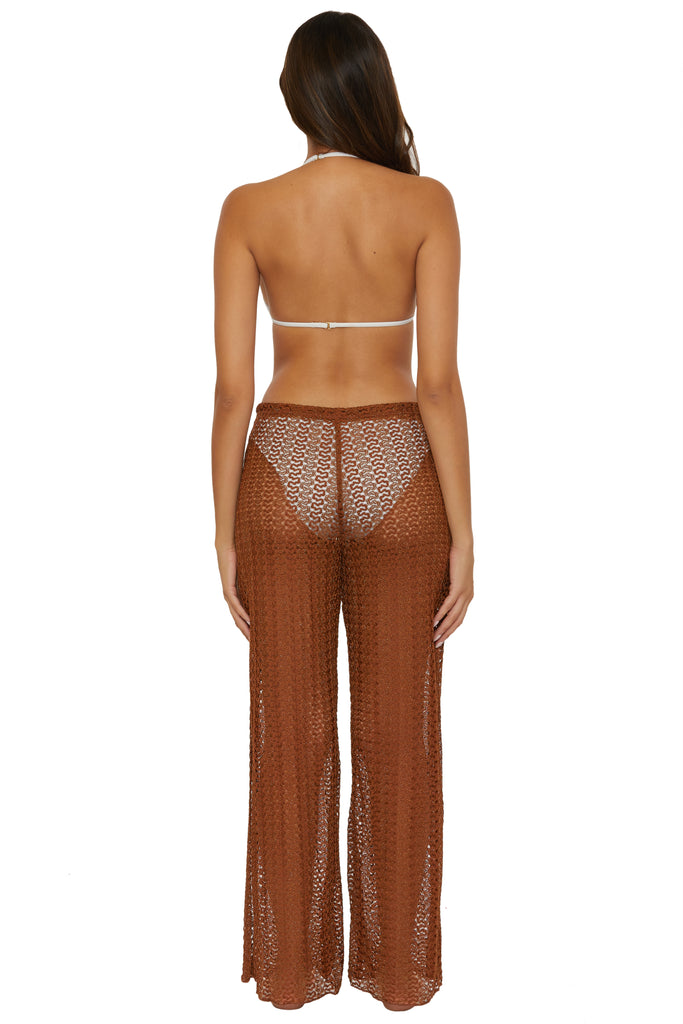 Becca Bronze Golden Split Leg Pant