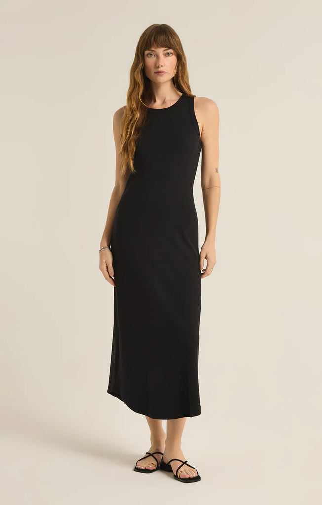 Z Supply Black Goodwin Midi Dress