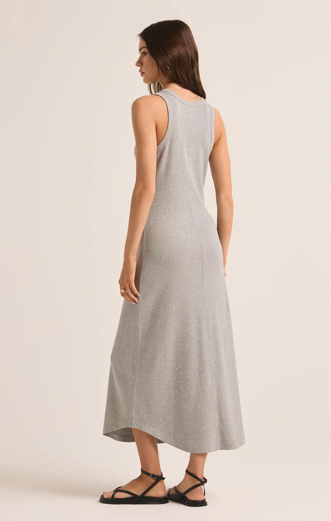 Z Supply Classic Heather Grey Goodwin Midi Dress