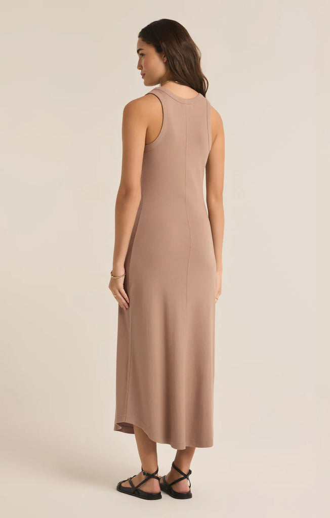 Z Supply Latte Goodwin Midi Dress