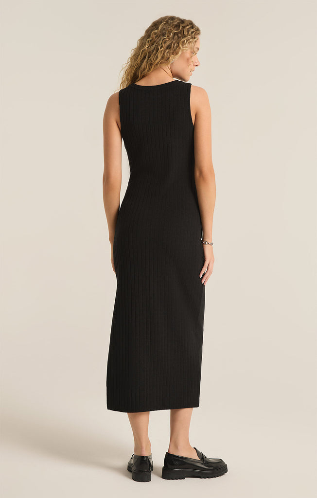 Z Supply Black Raewyn Rib Dress