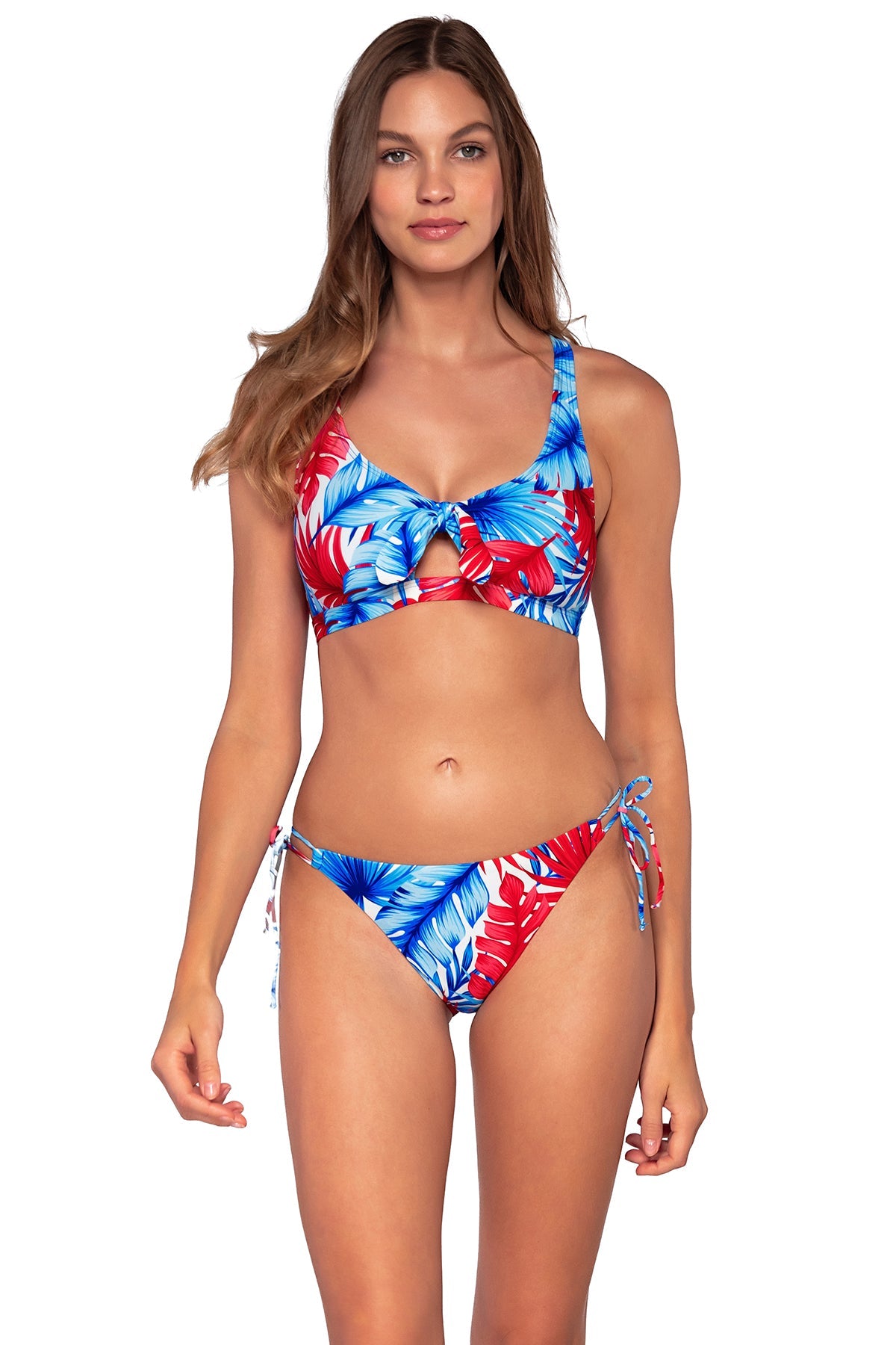 Rue Paisley Brandi Bralette, Sporty & Adjustable Bikini Top