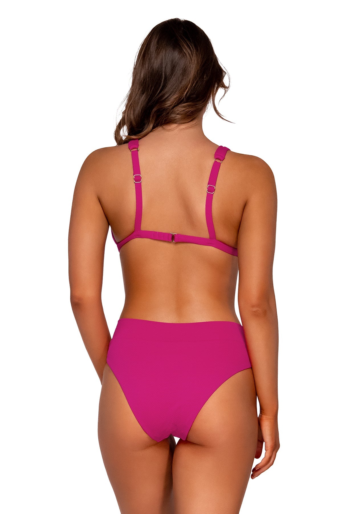 Magenta Delfina V Front, Bikini Bottom, Swim Systems