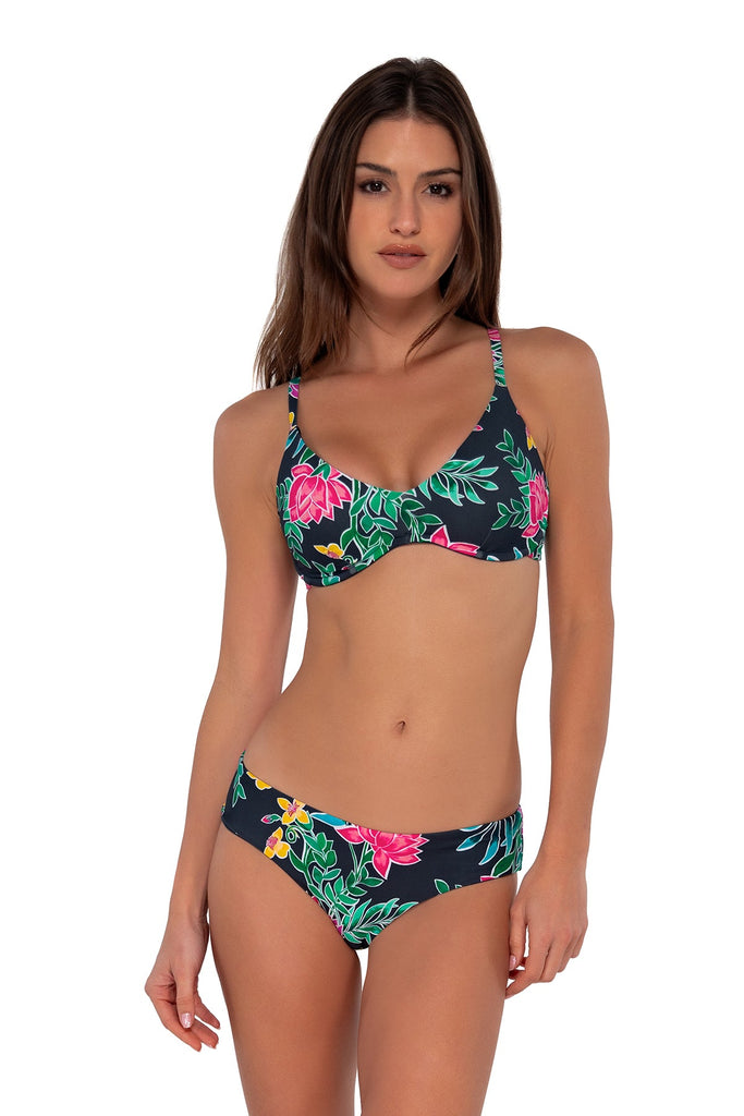 Sunsets Panama Palms Lily Wire-Free Bralette Bikini Top & Reviews